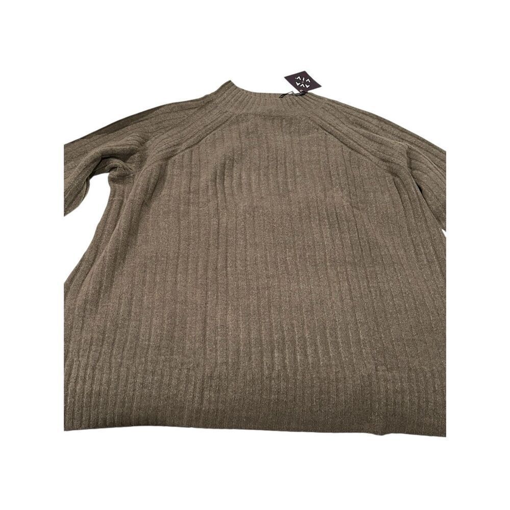 Ava & Viv NWT size 4X brown cozy mock neck sweater - Picture 7 of 8
